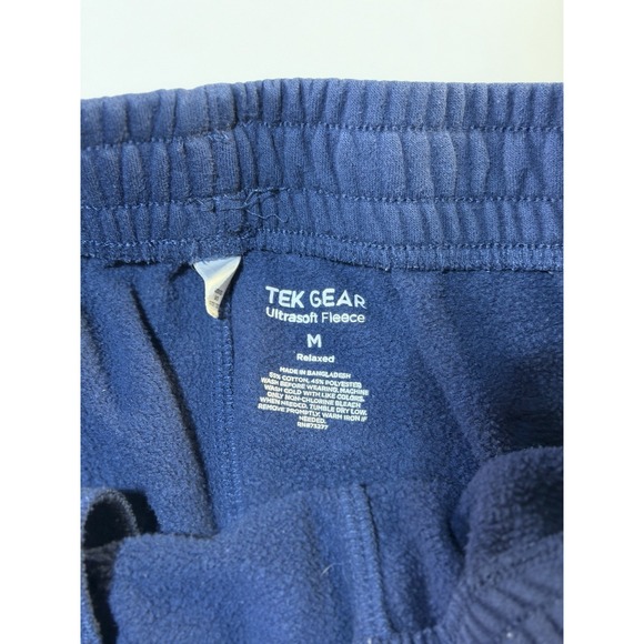 Tek Gear Ultrasoft Men's Medium Blue Fleece Sweatpants‎ Soft Straight - Picture 7 of 8
